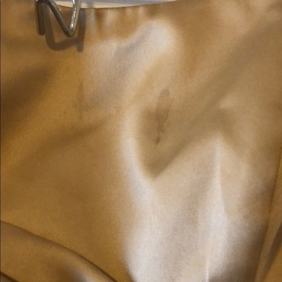 Gold strapless special occasion dress - Picture 3 of 6